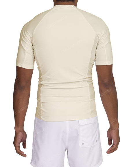 Short Sleeve Raglan Panel Rashguard Top