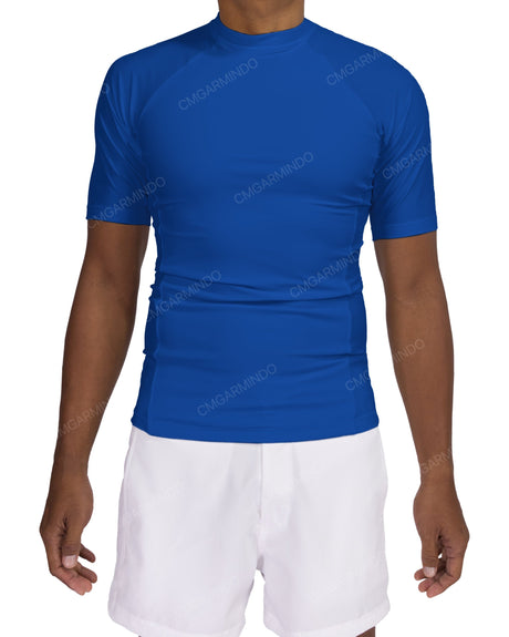 Short Sleeve Raglan Panel Rashguard Top