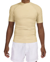 Short Sleeve Raglan Panel Rashguard Top