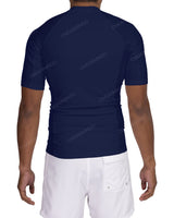 Short Sleeve Raglan Panel Rashguard Top