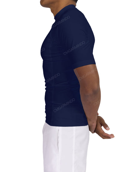 Short Sleeve Raglan Panel Rashguard Top