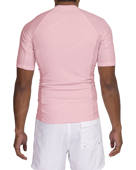 Short Sleeve Raglan Panel Rashguard Top