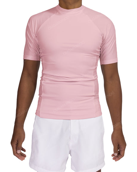 Short Sleeve Raglan Panel Rashguard Top