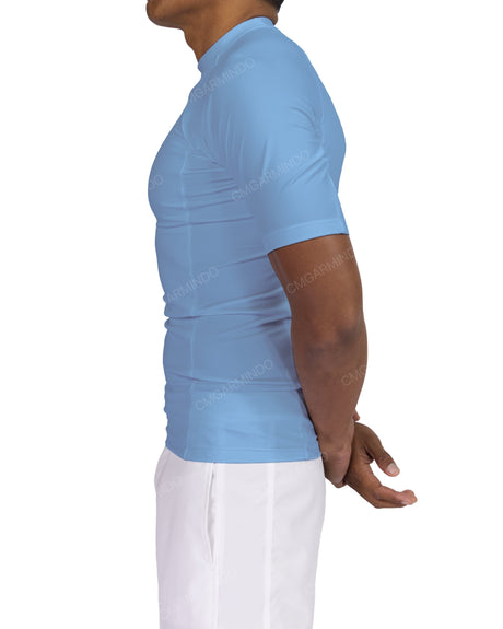 Short Sleeve Raglan Panel Rashguard Top