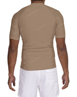 Short Sleeve Raglan Panel Rashguard Top