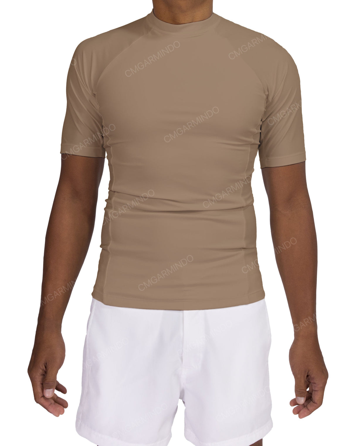 Short Sleeve Raglan Panel Rashguard Top