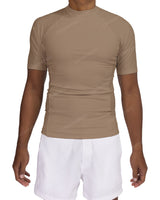 Short Sleeve Raglan Panel Rashguard Top