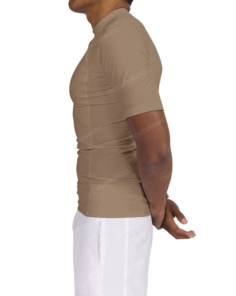 Short Sleeve Raglan Panel Rashguard Top