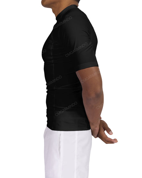 Short Sleeve Raglan Panel Rashguard Top