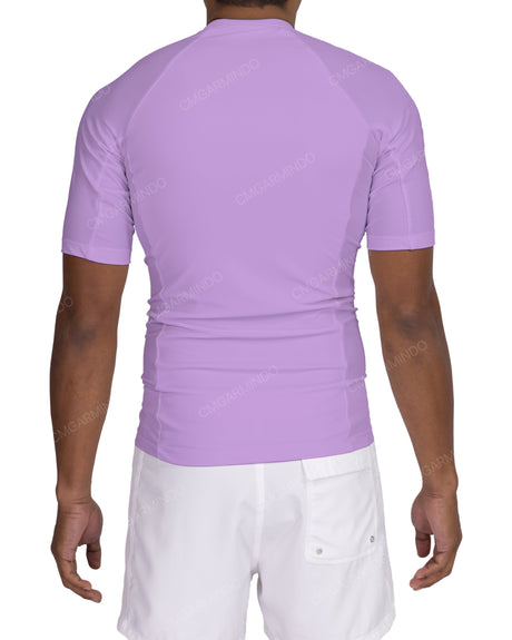 Short Sleeve Raglan Panel Rashguard Top