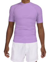 Short Sleeve Raglan Panel Rashguard Top