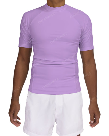 Short Sleeve Raglan Panel Rashguard Top