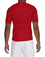 Short Sleeve Raglan Panel Rashguard Top