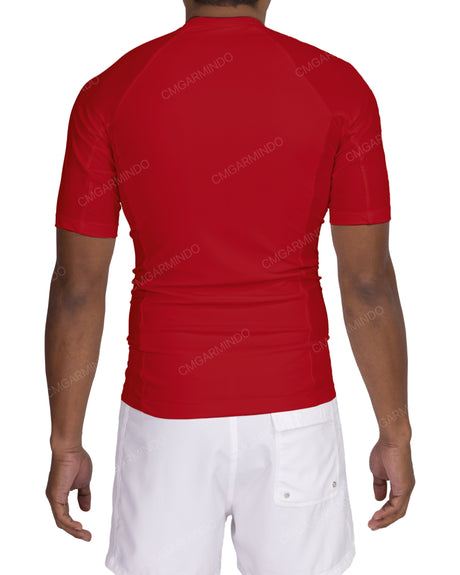 Short Sleeve Raglan Panel Rashguard Top