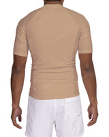 Short Sleeve Raglan Panel Rashguard Top