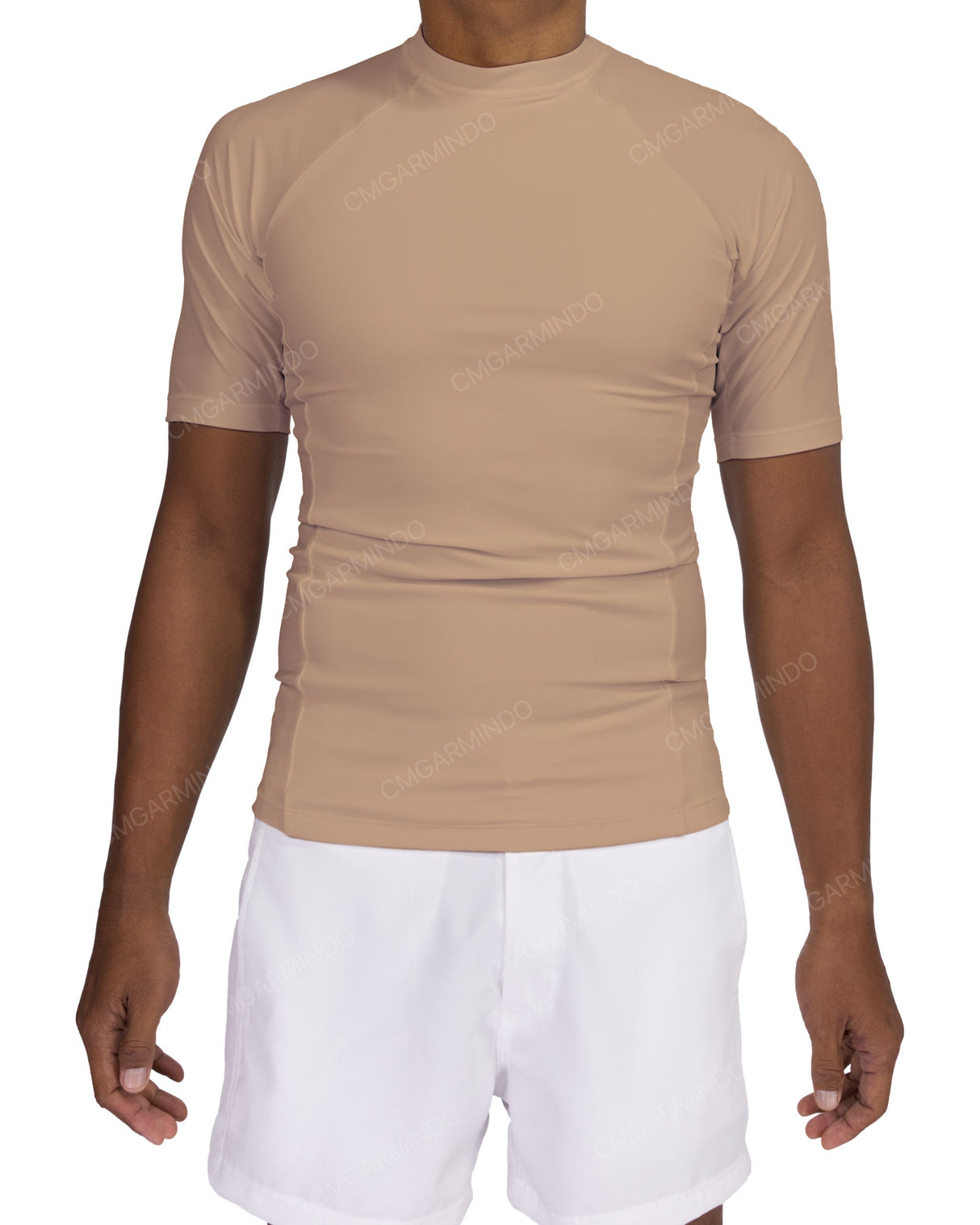 Short Sleeve Raglan Panel Rashguard Top