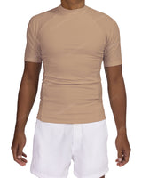 Short Sleeve Raglan Panel Rashguard Top
