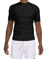 Short Sleeve Raglan Panel Rashguard Top