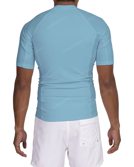 Short Sleeve Raglan Panel Rashguard Top