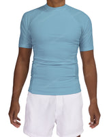 Short Sleeve Raglan Panel Rashguard Top