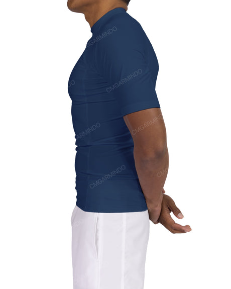 Short Sleeve Raglan Panel Rashguard Top