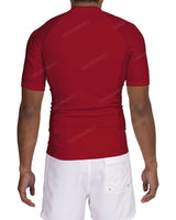 Short Sleeve Raglan Panel Rashguard Top