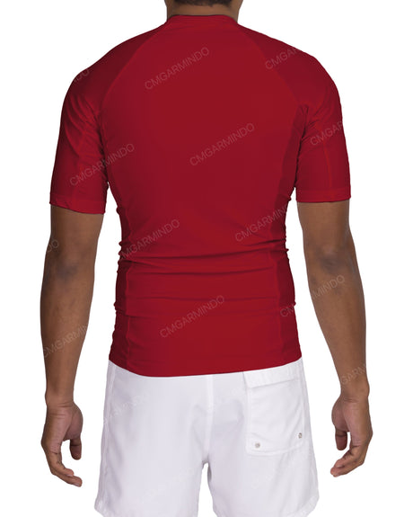 Short Sleeve Raglan Panel Rashguard Top