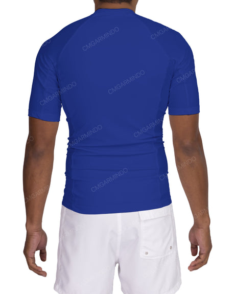 Short Sleeve Raglan Panel Rashguard Top