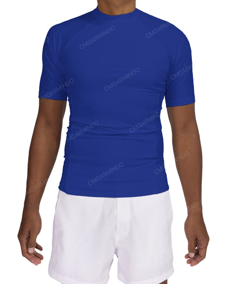 Short Sleeve Raglan Panel Rashguard Top