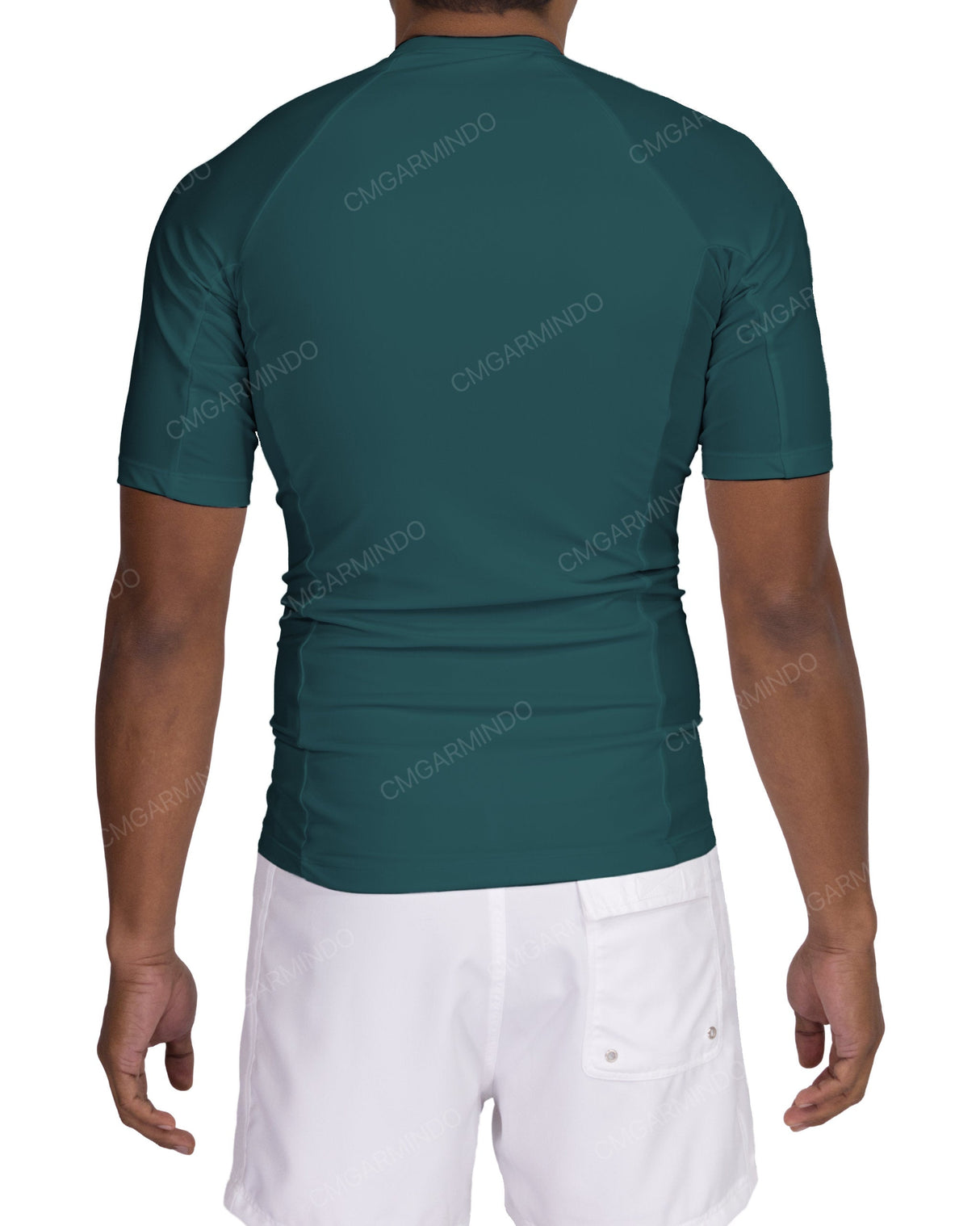 Short Sleeve Raglan Panel Rashguard Top