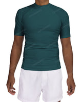 Short Sleeve Raglan Panel Rashguard Top
