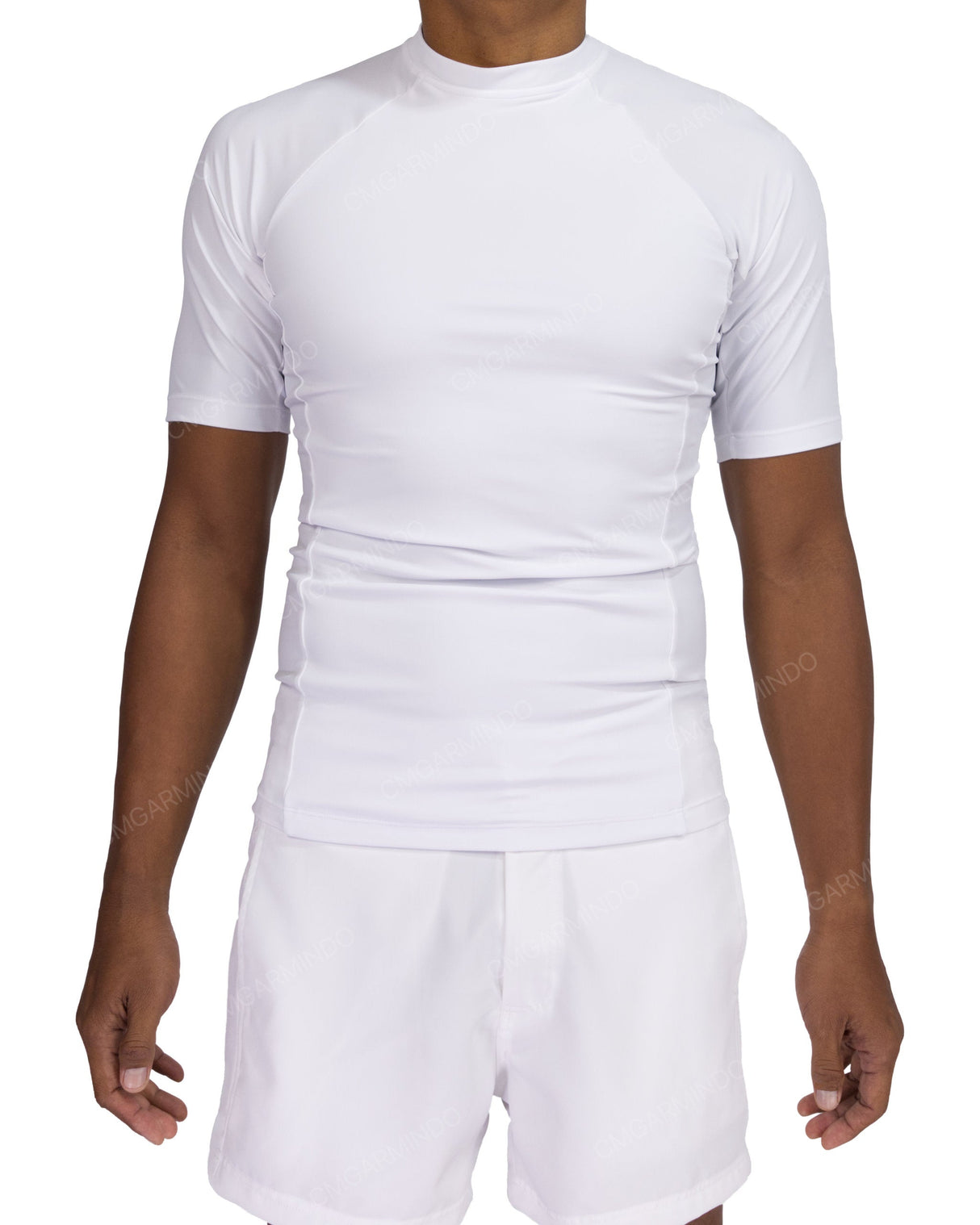 Short Sleeve Raglan Panel Rashguard Top