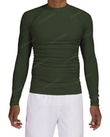 Long Sleeve Raglan Panel Rashguard Top
