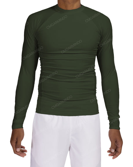 Long Sleeve Raglan Panel Rashguard Top