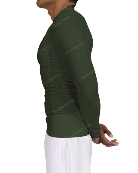Long Sleeve Raglan Panel Rashguard Top