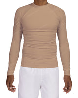 Long Sleeve Raglan Panel Rashguard Top