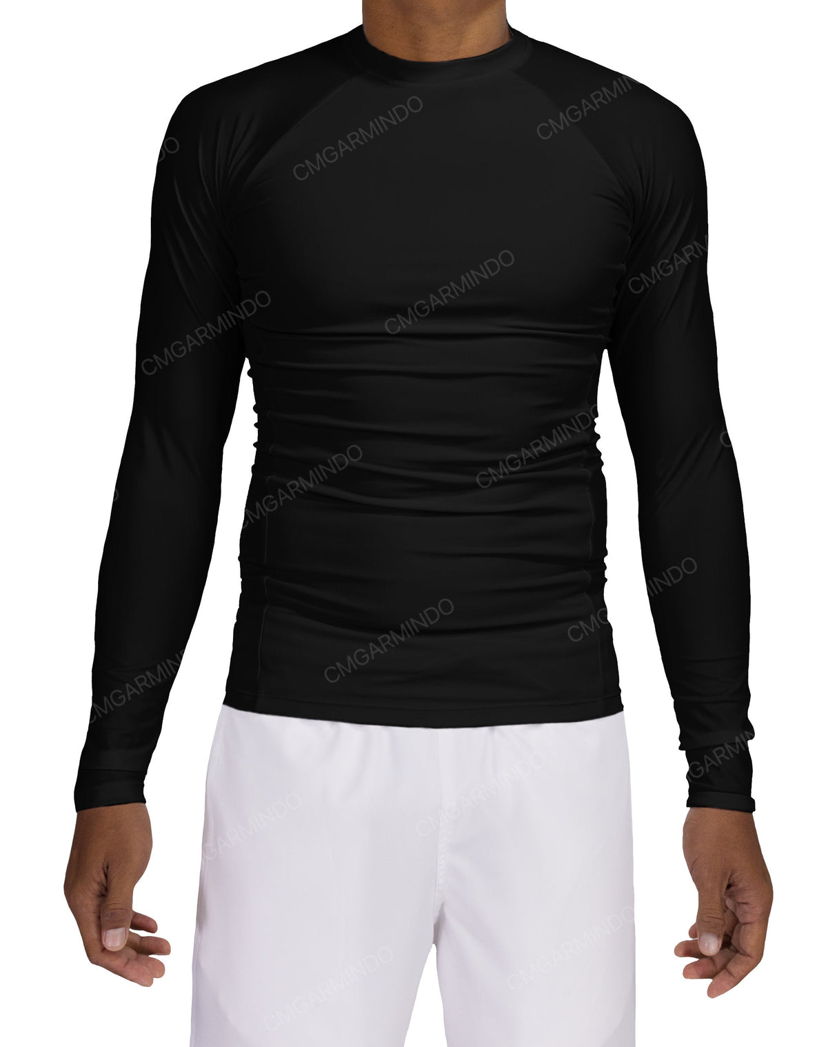 Long Sleeve Raglan Panel Rashguard Top
