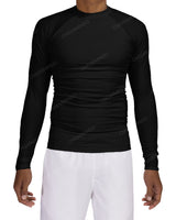 Long Sleeve Raglan Panel Rashguard Top