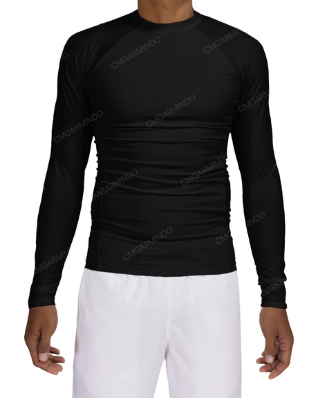 Long Sleeve Raglan Panel Rashguard Top