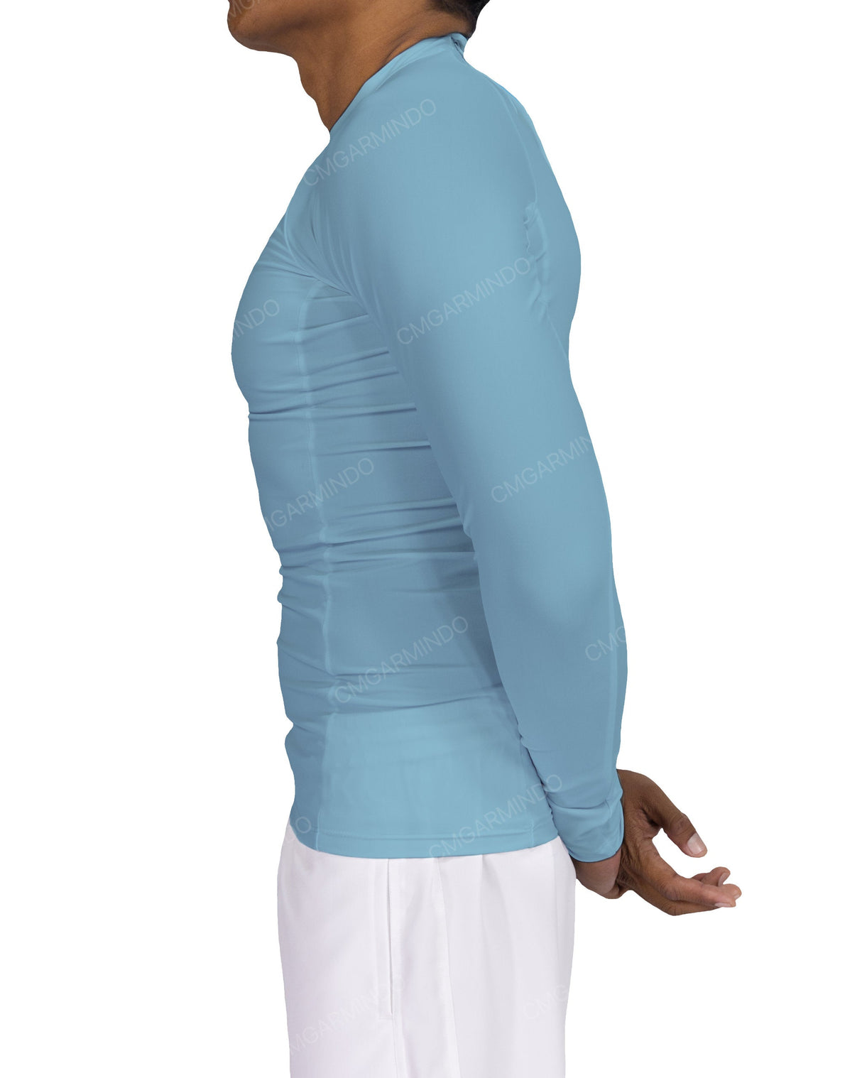 Long Sleeve Raglan Panel Rashguard Top