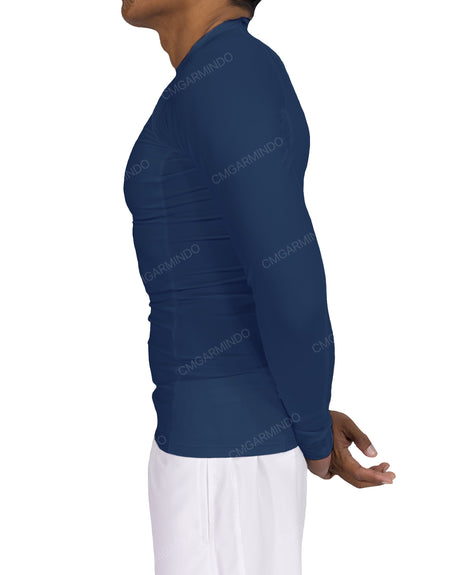 Long Sleeve Raglan Panel Rashguard Top
