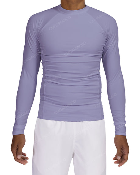 Long Sleeve Raglan Panel Rashguard Top