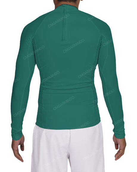 Long Sleeve Raglan Panel Rashguard Top