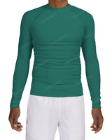 Long Sleeve Raglan Panel Rashguard Top