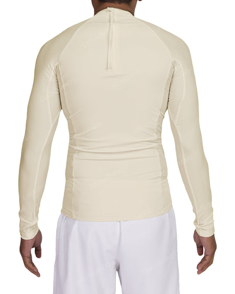 Long Sleeve Raglan Panel Rashguard Top