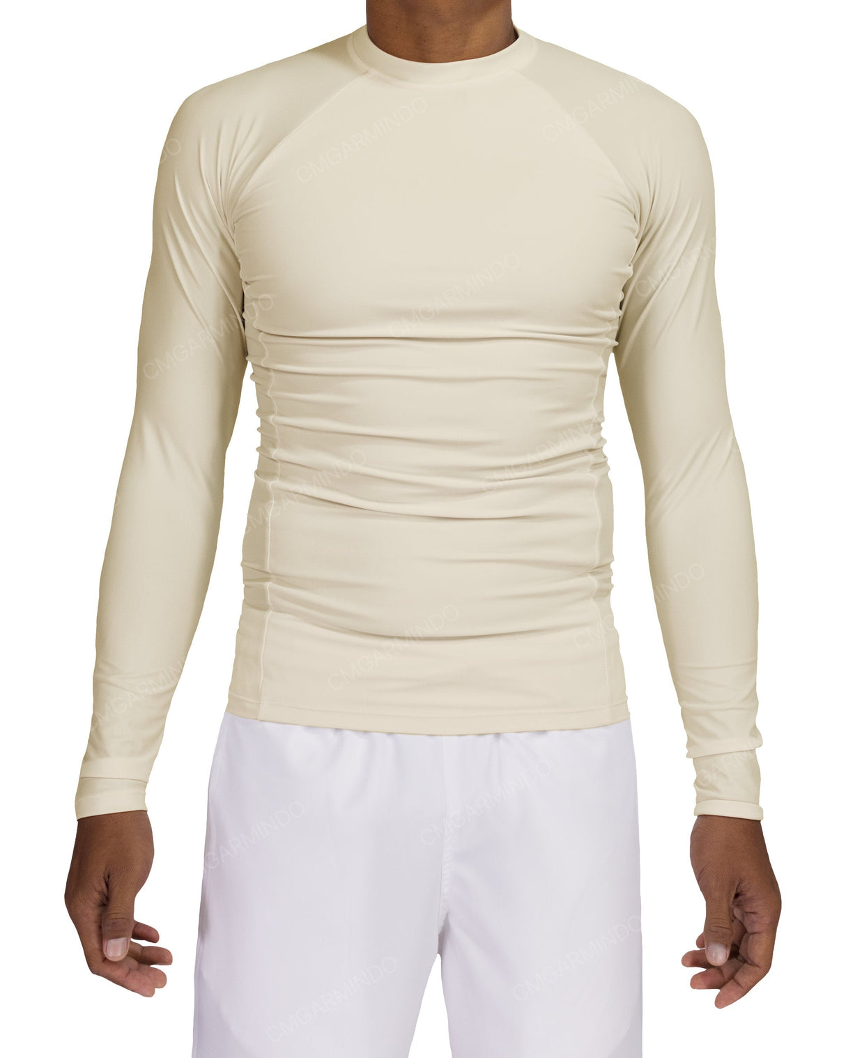 Long Sleeve Raglan Panel Rashguard Top