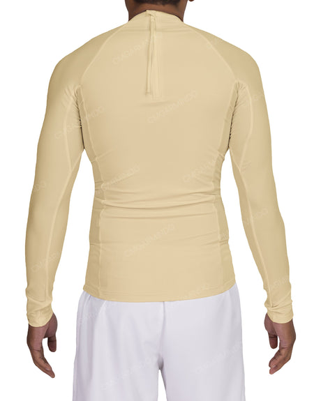 Long Sleeve Raglan Panel Rashguard Top