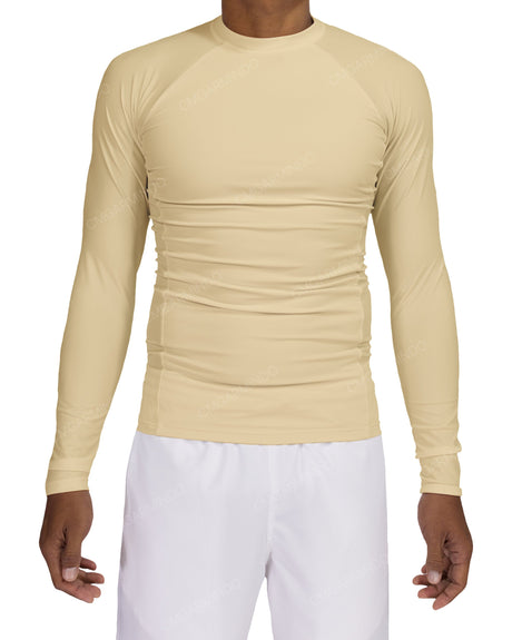 Long Sleeve Raglan Panel Rashguard Top