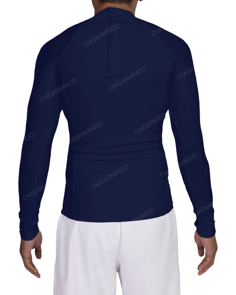 Long Sleeve Raglan Panel Rashguard Top