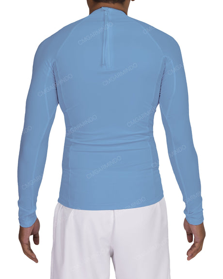 Long Sleeve Raglan Panel Rashguard Top